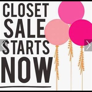Closet Sale!